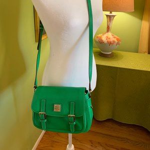 Dooney and Bourke Kelly Green Crossbody Bag